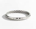 Brazalete Pirámide · Oro Blanco 18k
