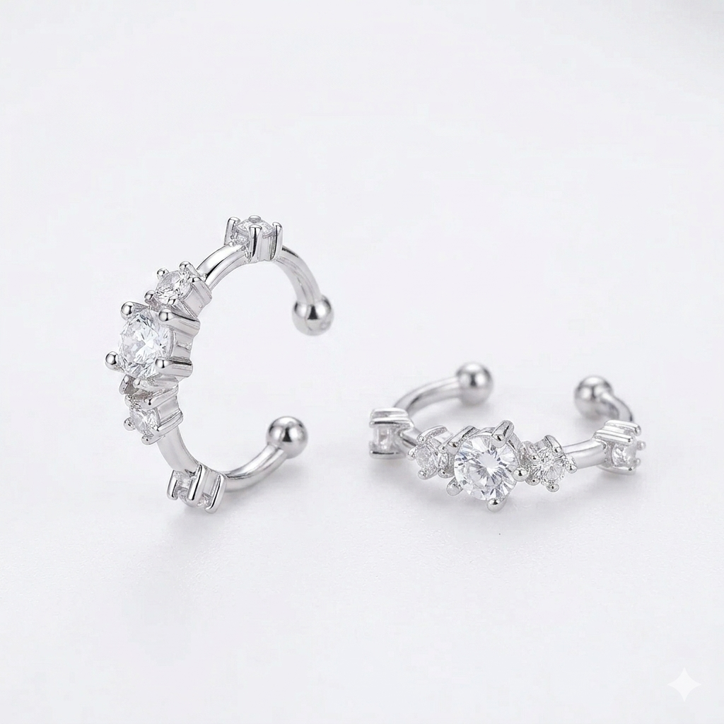 Ear Cuff Degradé · Moissanita