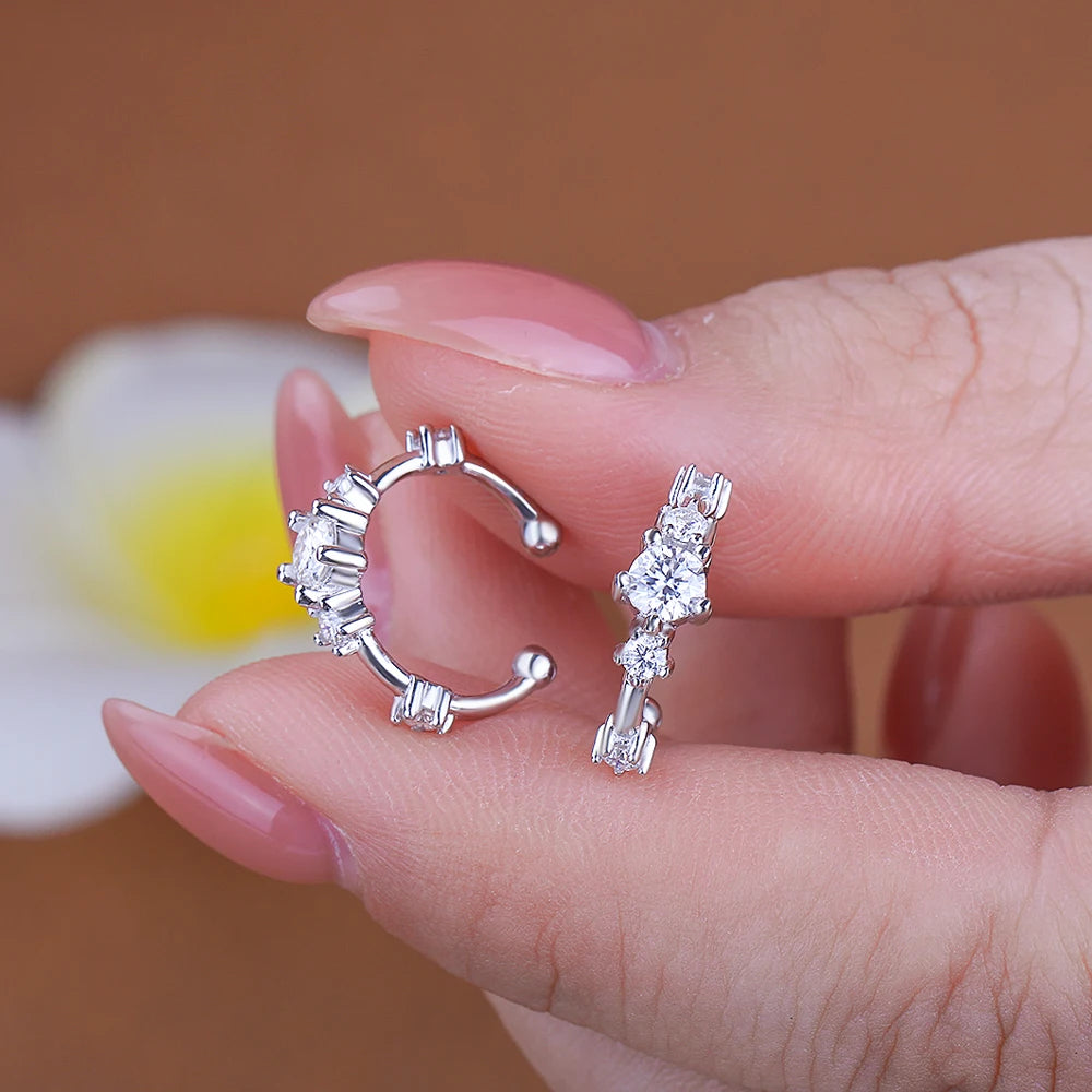 Ear Cuff Degradé · Moissanita